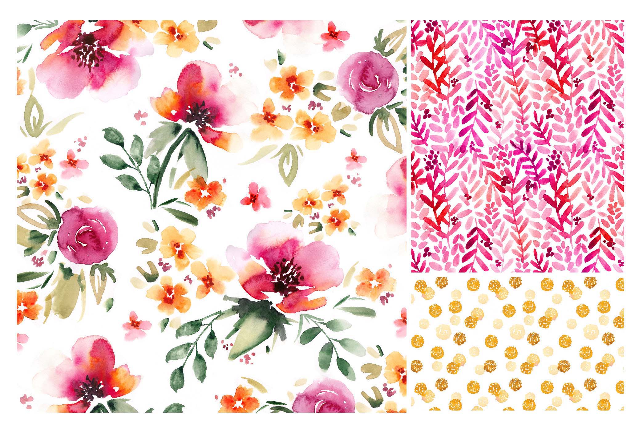 Sara Berrenson Illustration  flower patterns