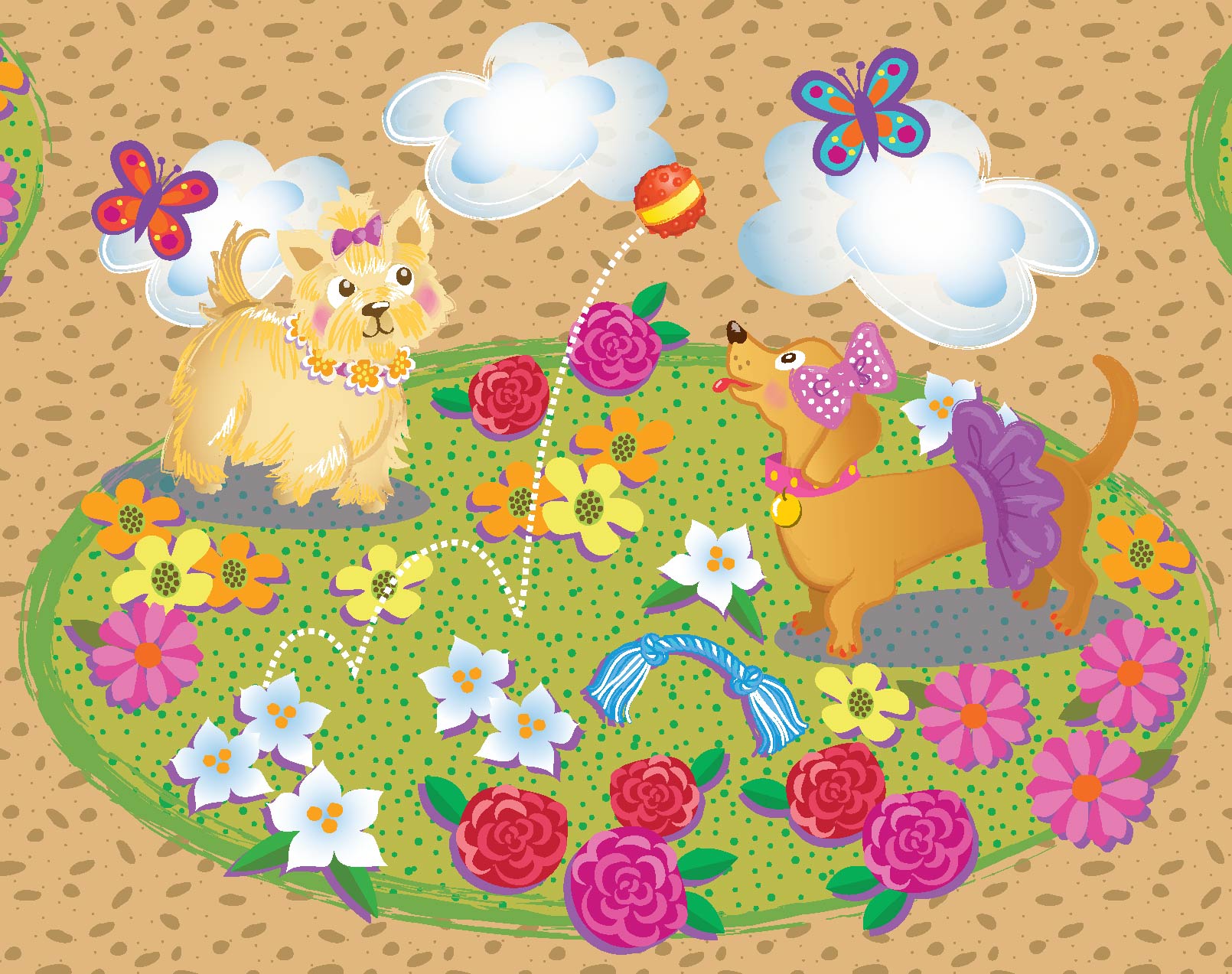 Pamela Duarte Illustration Dogs Life