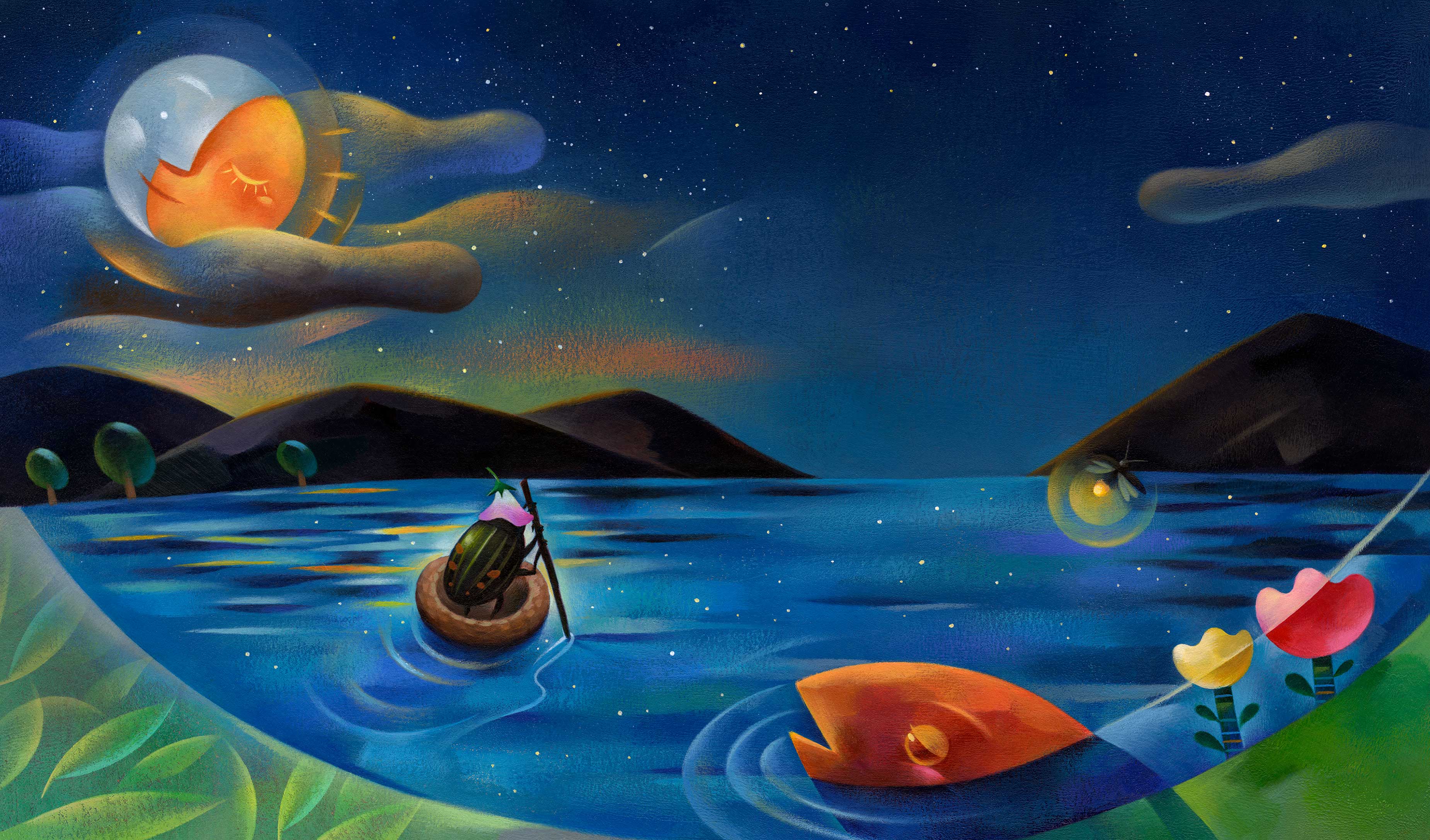 Jui Ishida Illustration Lullaby Beetle