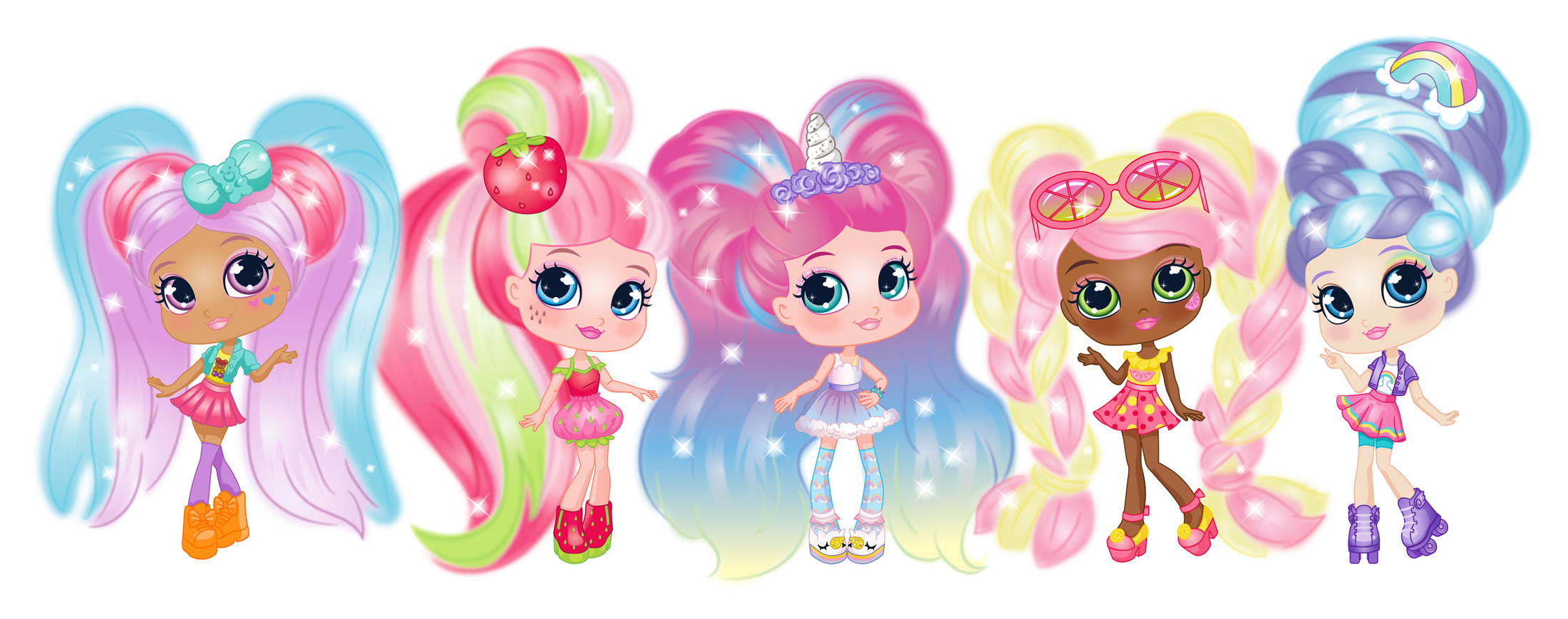 Mona Daly Illustration Jakks Colorful girls