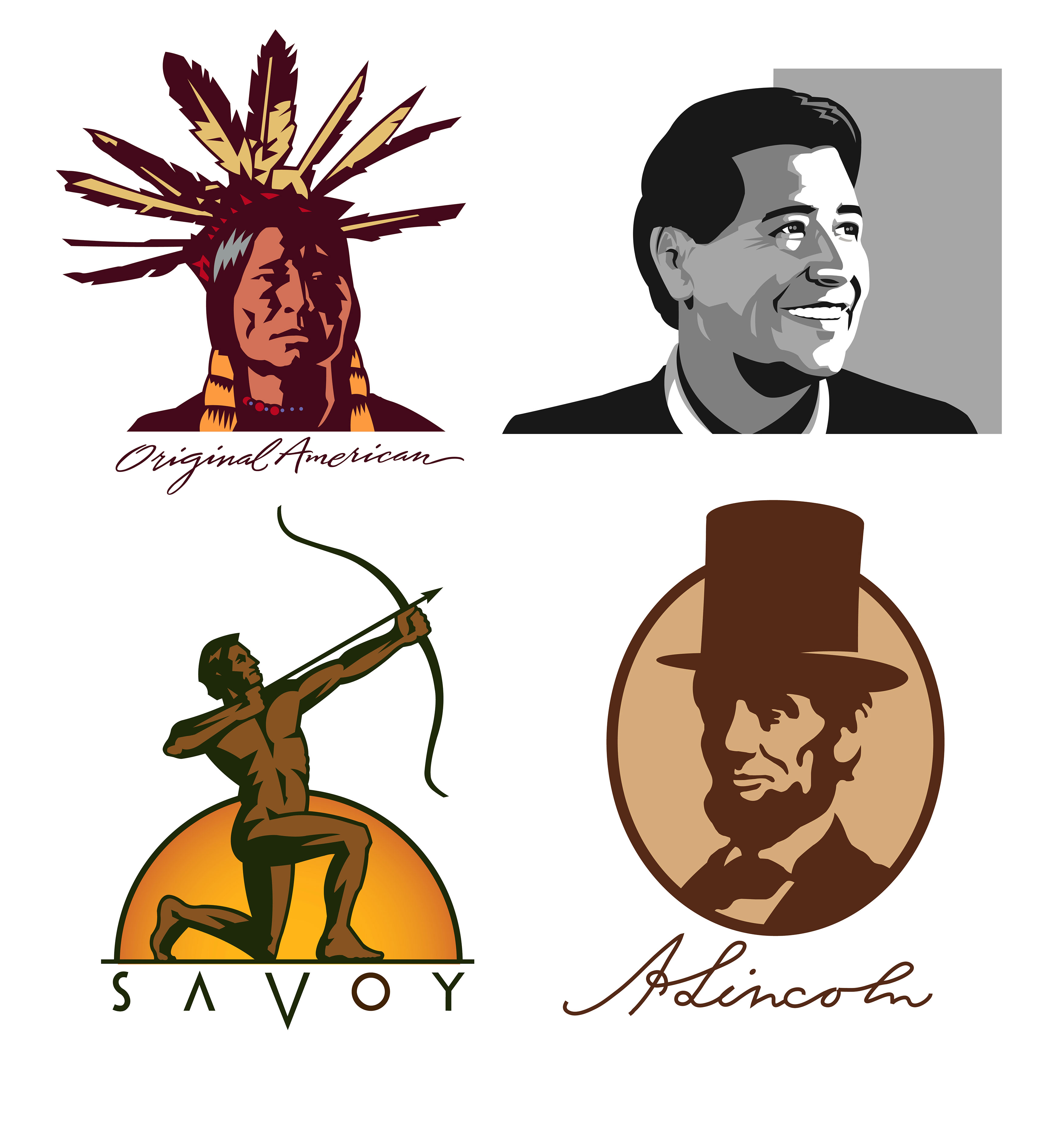 Kelly Hume Illustration Lincoln Native American Savoy