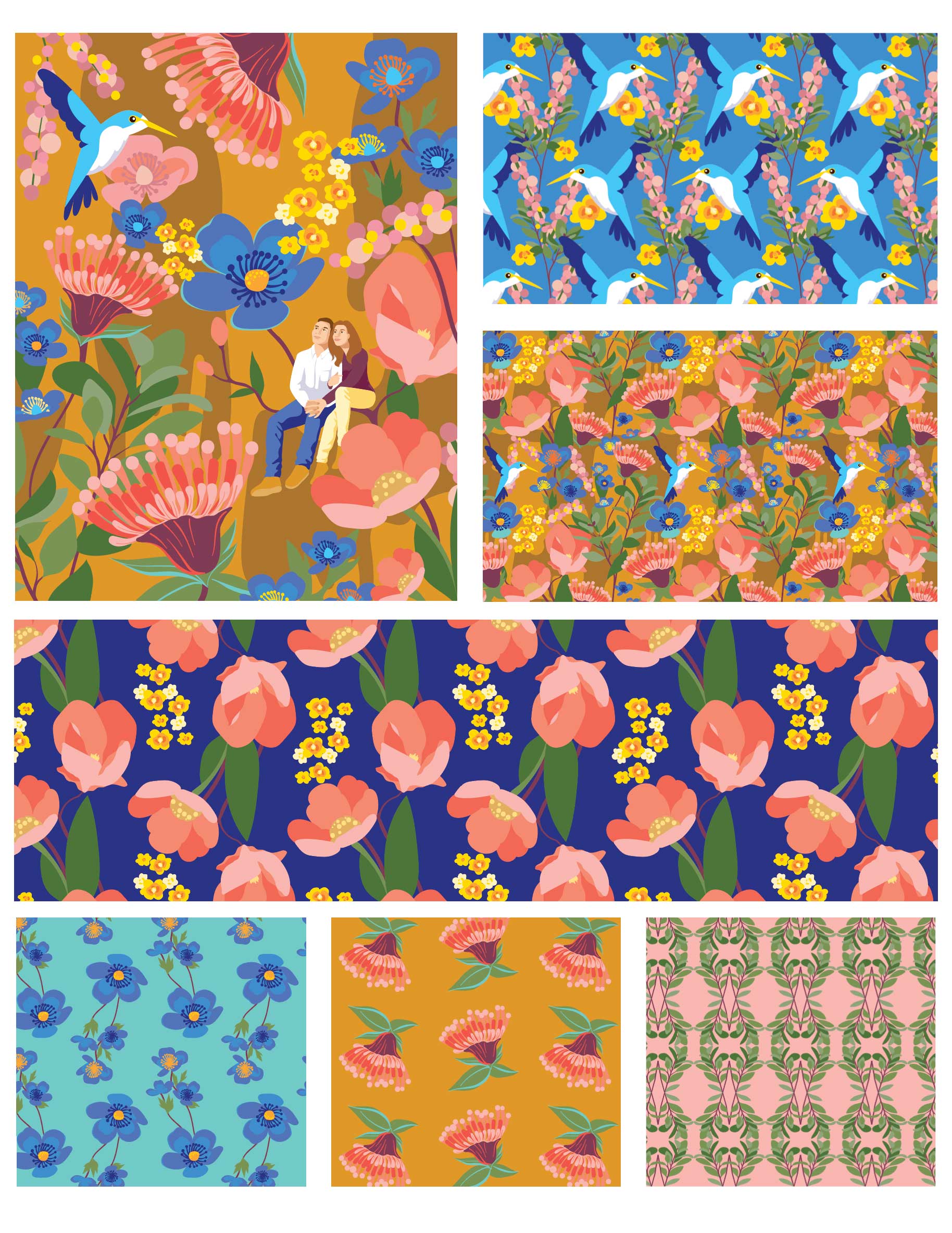 Mona_Daly_Illustrations_Patterns_floral_birds_people