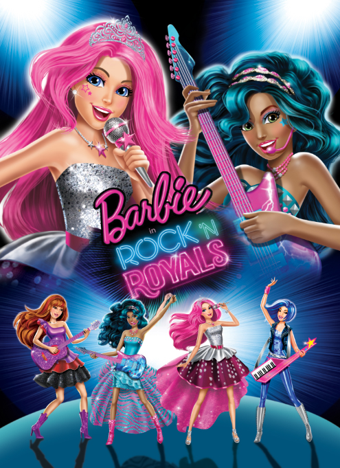 Pam Wall Illustration Barbie Music Rock N Royals