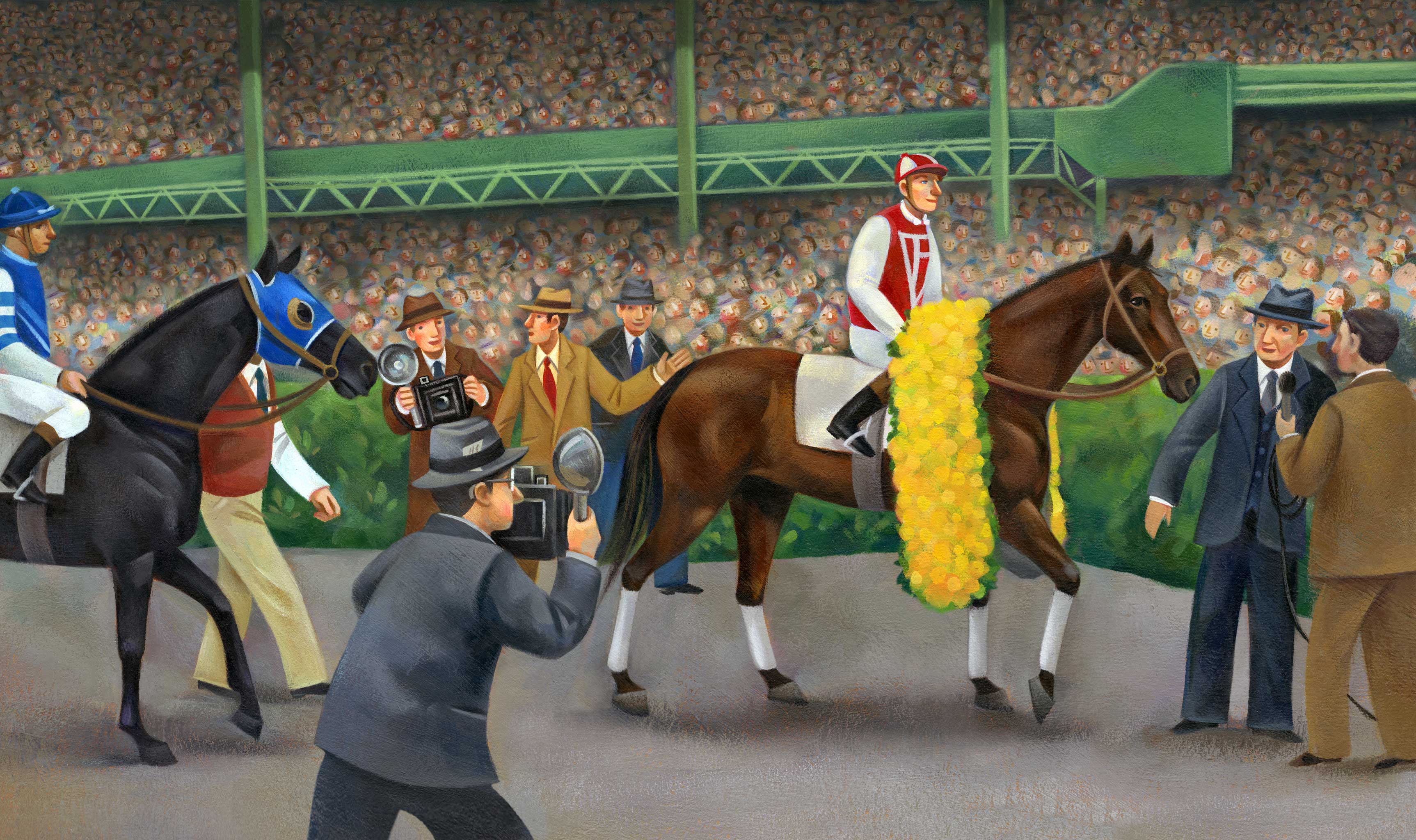 Jui Ishida Illustration Seabiscuit horse race