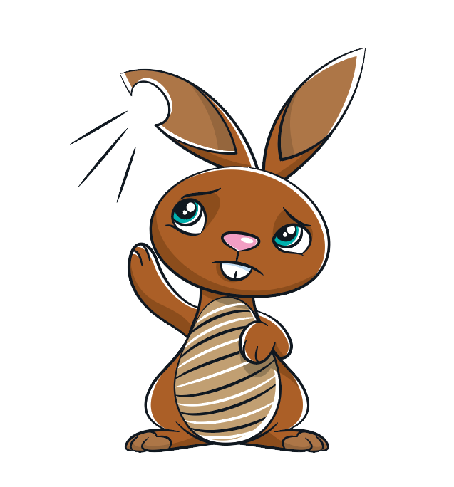Chris Musselman Illustration bunny chocolate