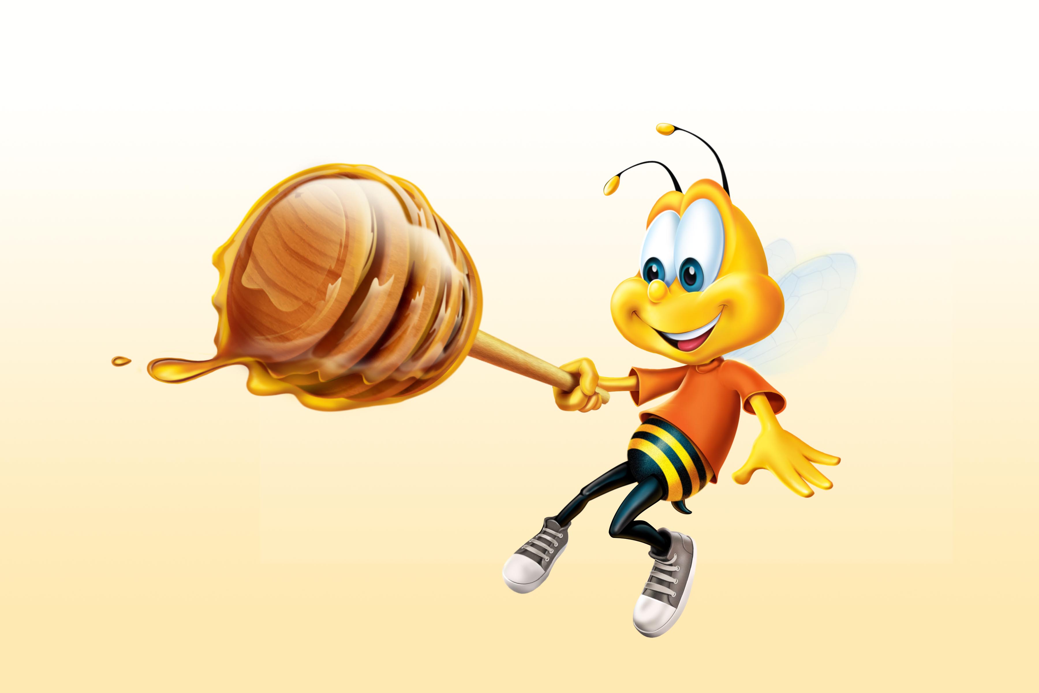 Ray Goudey Illustration Honeynut Bee Cereal Character